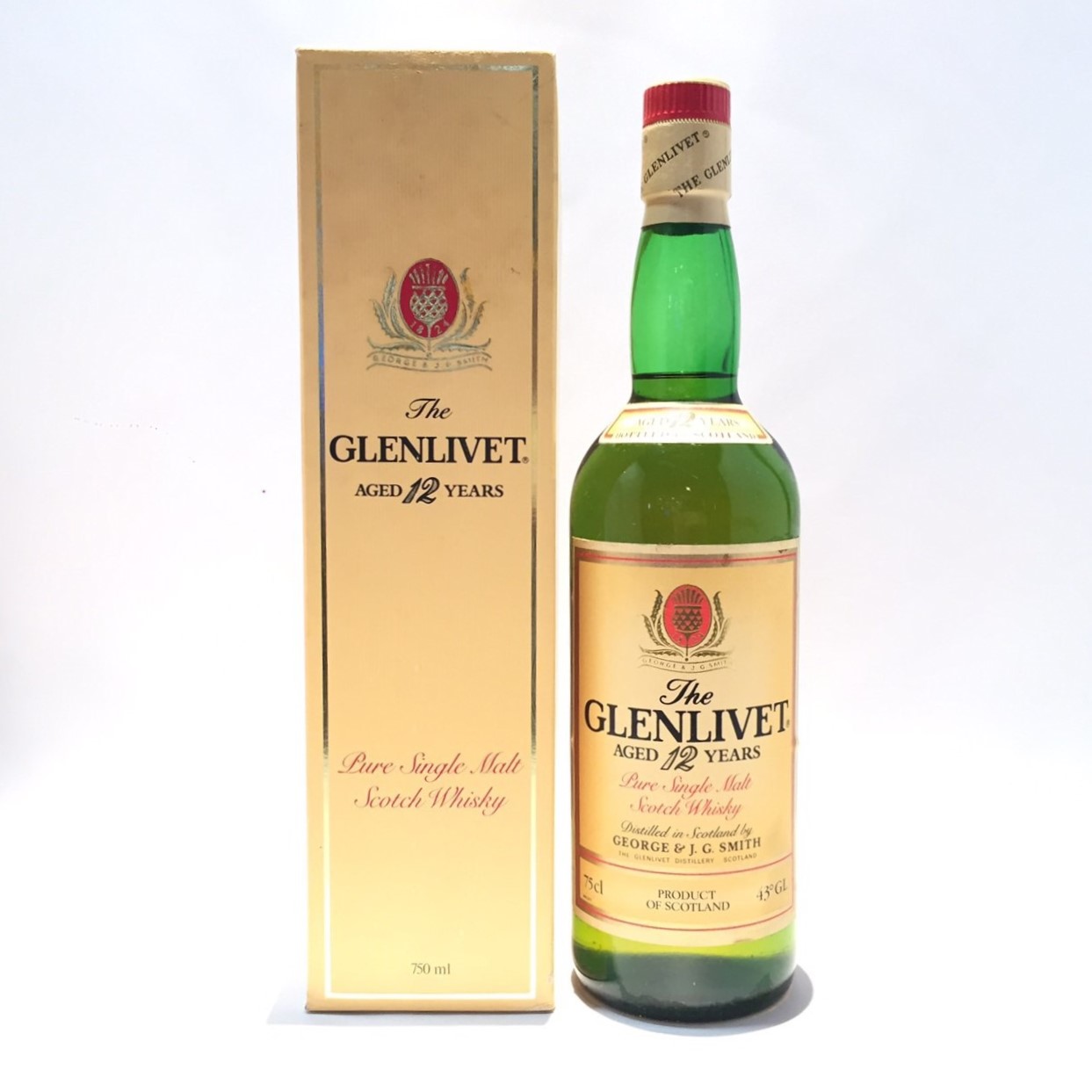 グレンリベット 12年ピュア シングル モルトThe GLENLIVETAGED 12 YEARSPure Single Malt75cl / 43°GL