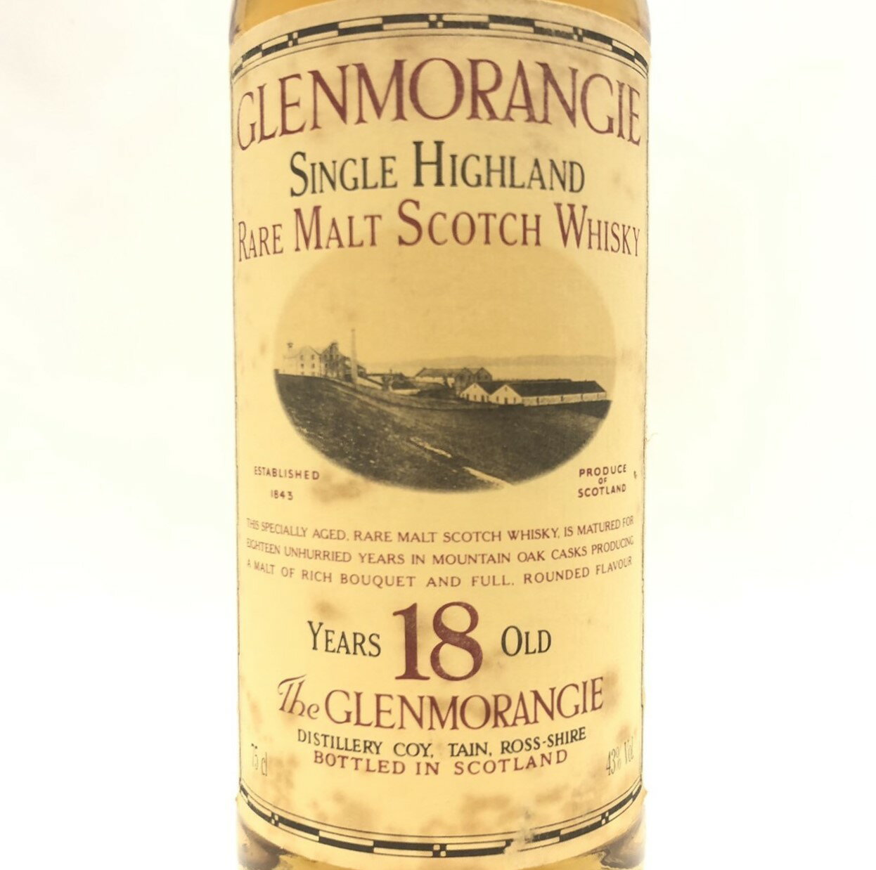 グレンモーレンジ 18年GLENMORANGIE YEARS 18 OLD75cl / 43％Vol