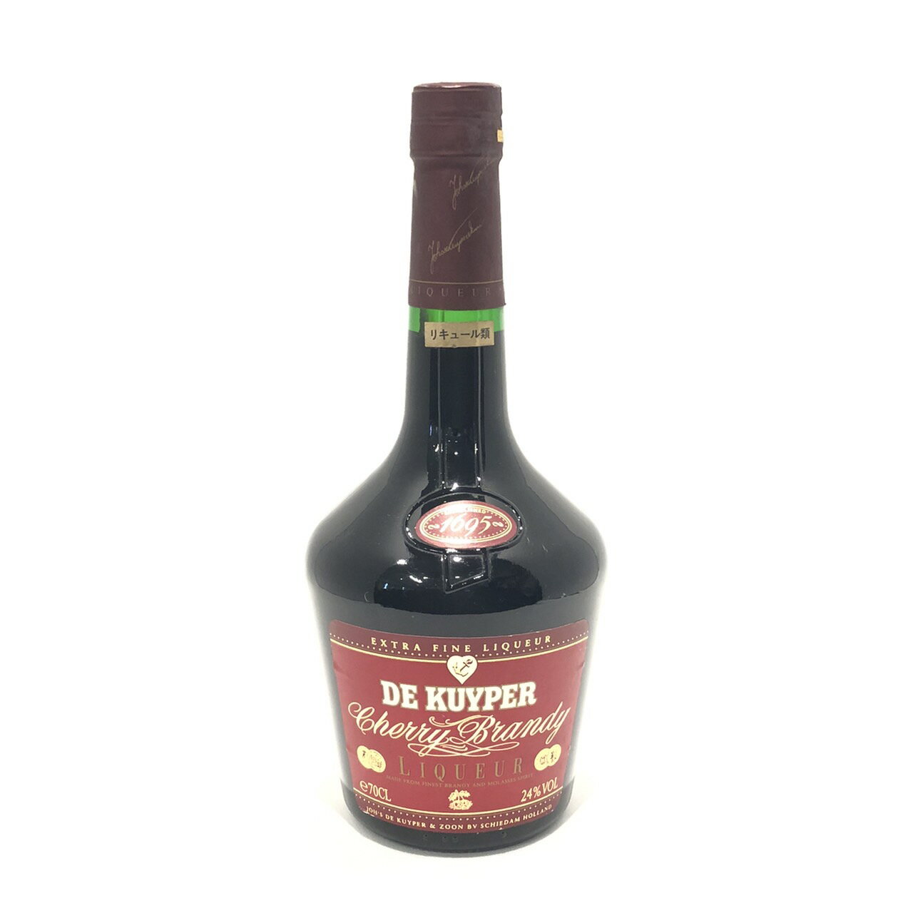 リキュール類表記デカイパーチェリーブランデーDE KUYPERCherry Brandy LIQUEURアルコール分 : 24% VOLエキス分 : 32%容量 : 70CL