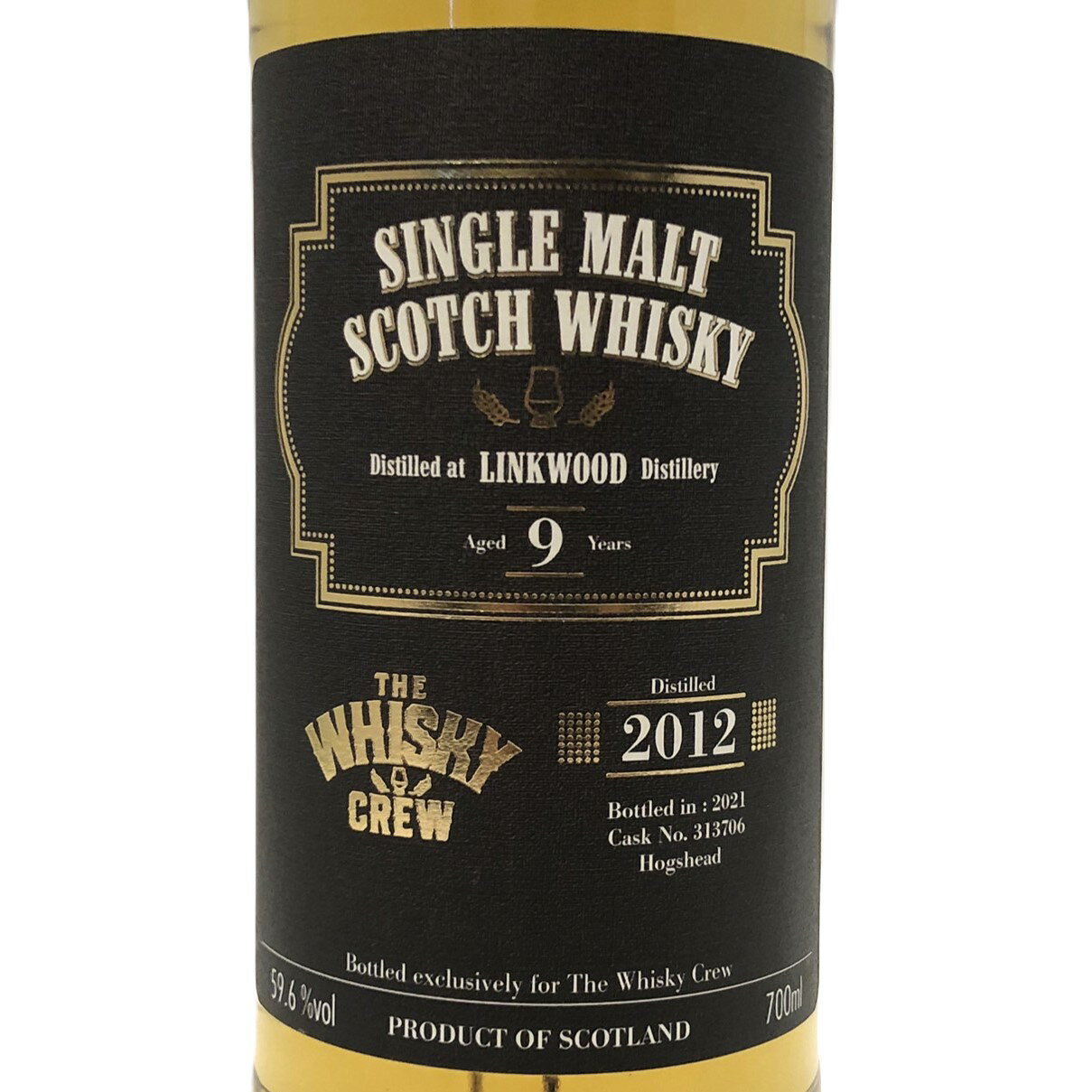 ザ ウイスキークルーリンクウッド 9年2012 - 2021THE WHISKY CREWLINKWOODAged 9 YearsDistilled : 2012Bottled : 2021Cask No. 313706Hogshead59.6% vol / 700ml