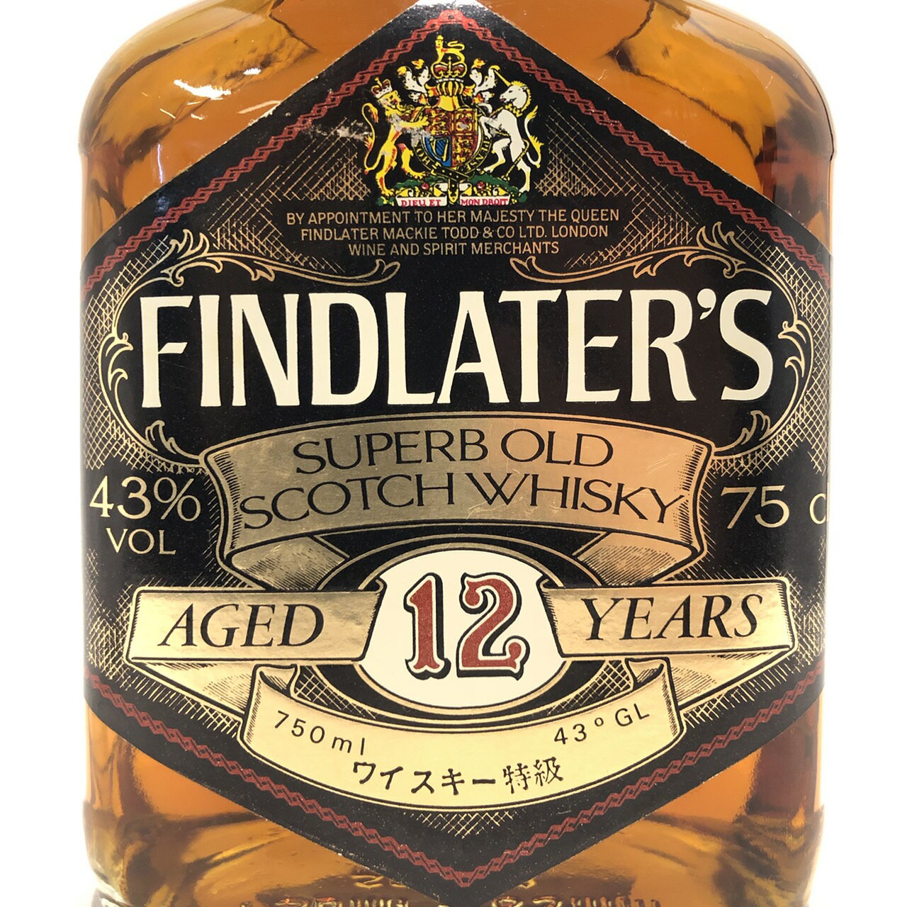 特級フィンドレイタースーペルブ 12年Findlater'sSUPERB AGED 12 YEARS43%vol / 75cl