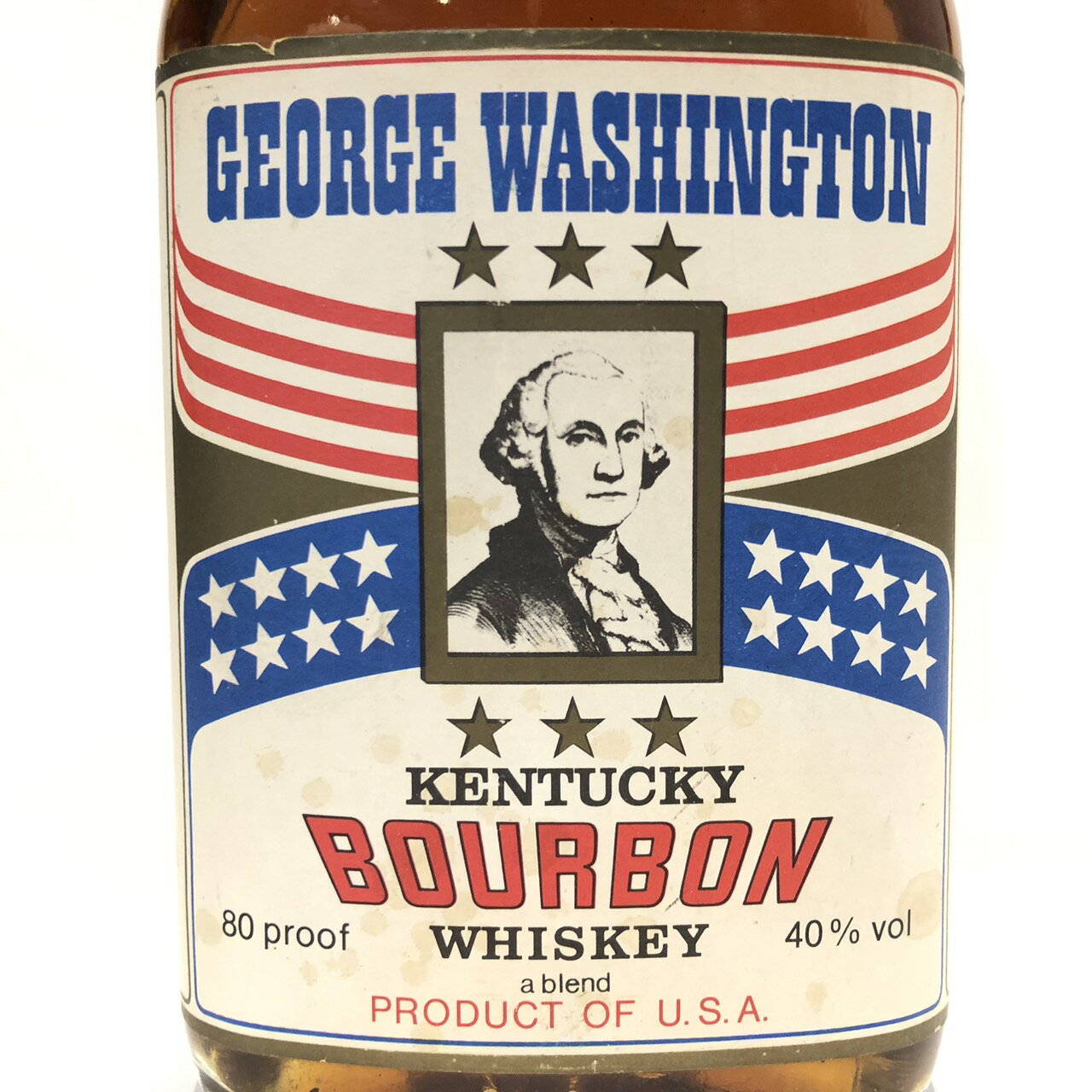 ジョージ ワシントンケンタッキー バーボン ウィスキーGEORGE WASHINGTONKENTUCKY BOURBON WHISKY0.7L / 80 PROOF