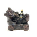 特級 ニッカ G&G木彫りの熊(親子)ボトルホルダーNIKKA G&GBear wood carving's bottle holder43% / 50ml
