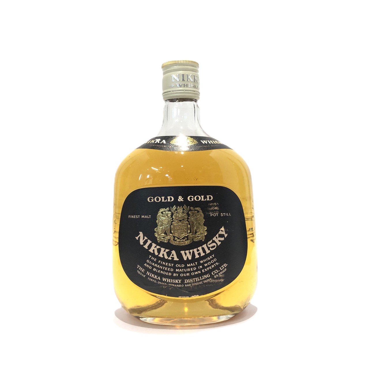 特級（従価表記）ニッカ ゴールド＆ゴールドNIKKA WHISKY GOLD ＆ GOLD760ml ／ 86 PROOF