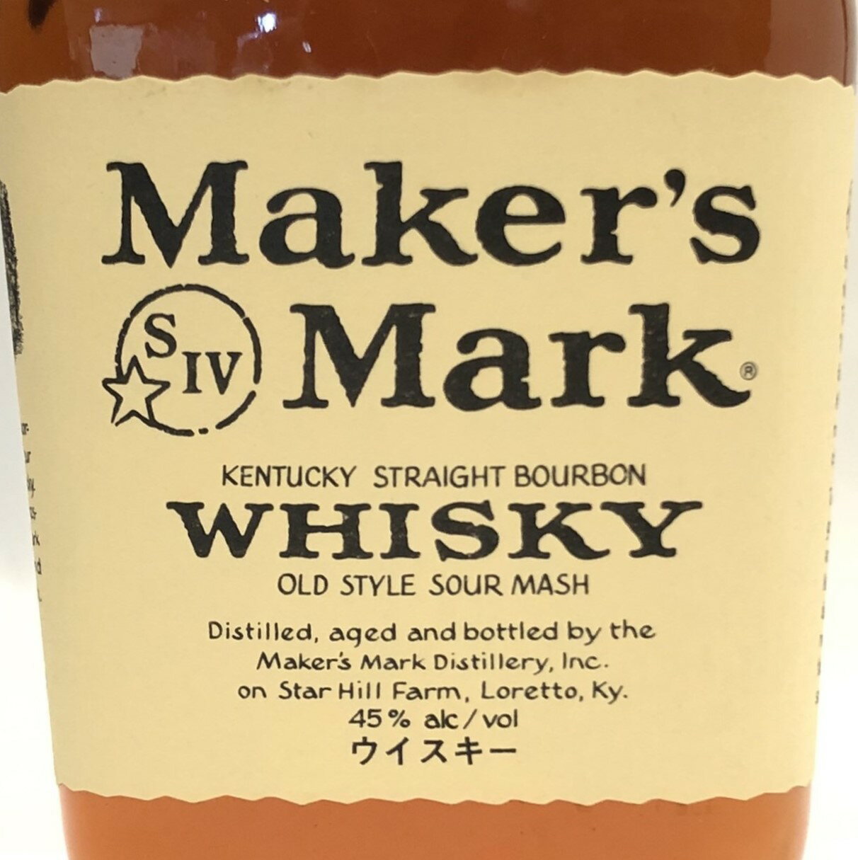 メイカーズマークMaker's Mark45％ / 90Proof750ml / 25.4fl.oz.