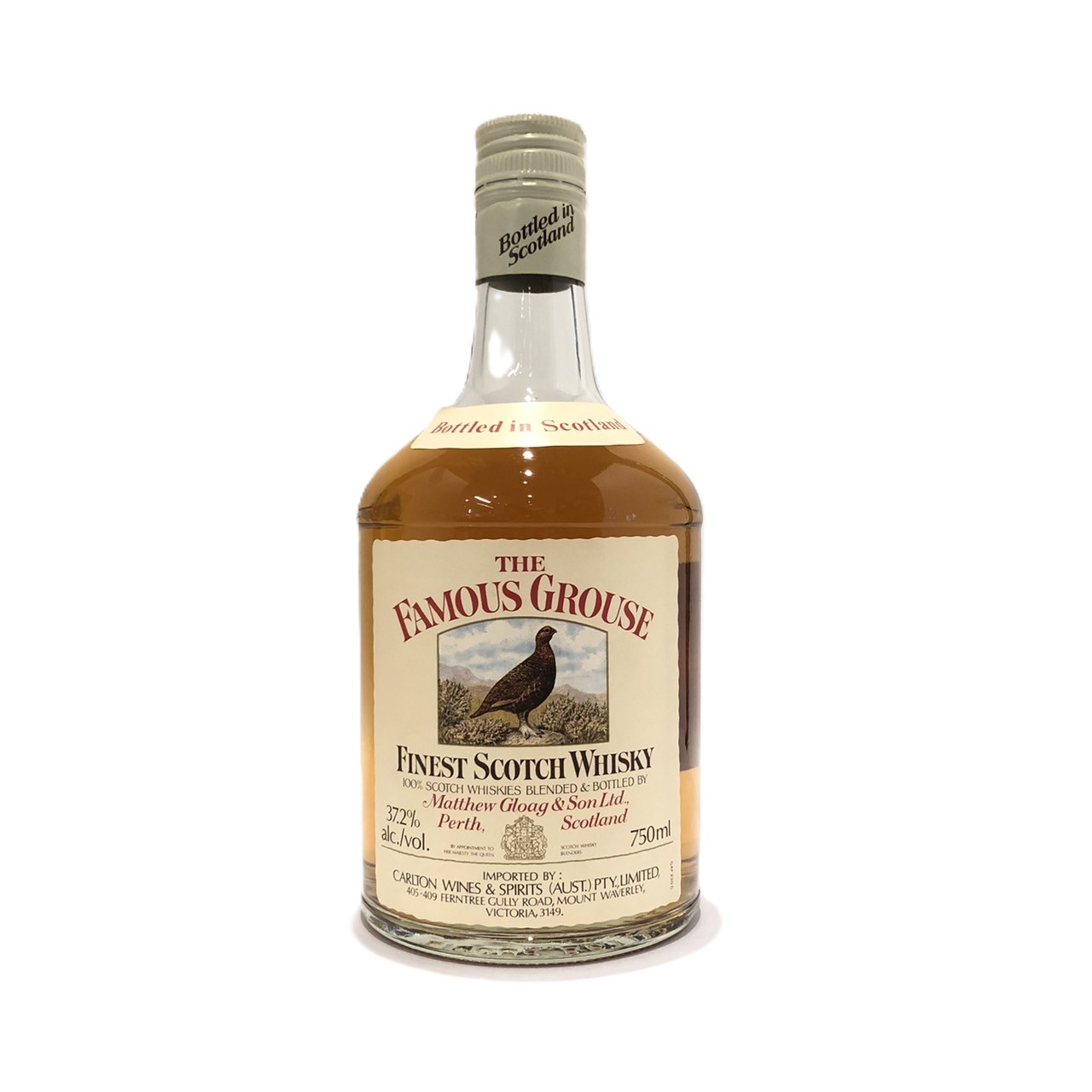 謎のボトル　フェイマス グラウスTHE FAMOUS GROUSESCOTCH WHISKY37.2％ / 75cl