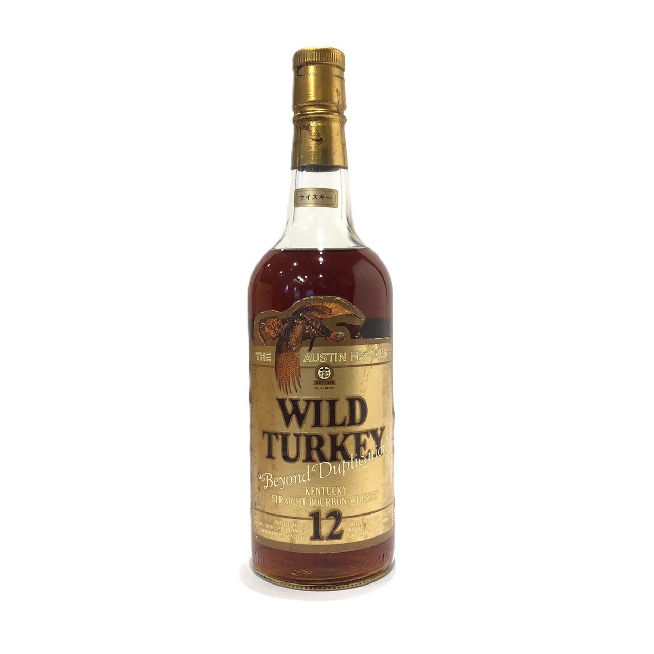 ワイルドターキー 12年オースティン ニコルズビヨンド デュプリケーションWild Turkey 12 YEARS OLDAUSTIN NICHOLSBeyond Duplication50.5%ALC/VOL(101 PROOF) 750ML