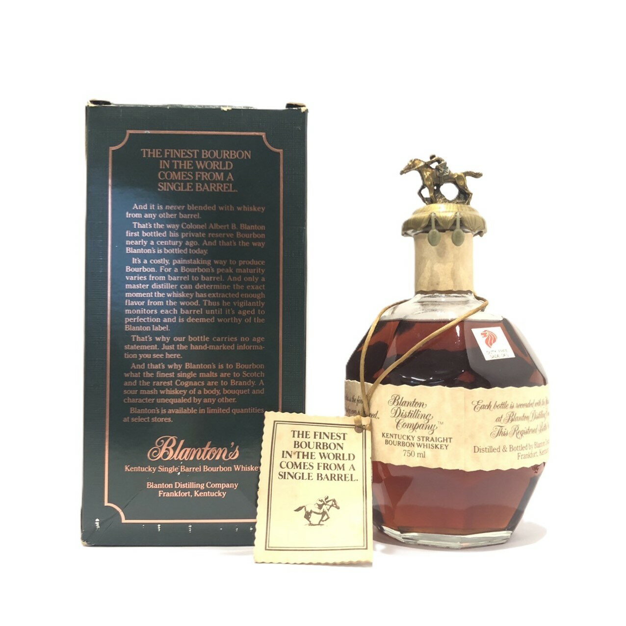 ブラントン 9-22-92樽No.517ボトルNo.30Blanton 9-22-92Barrel No. 517Bottle No. 30750ml / 46 1/2% ALC./VOL.(93PROOF)