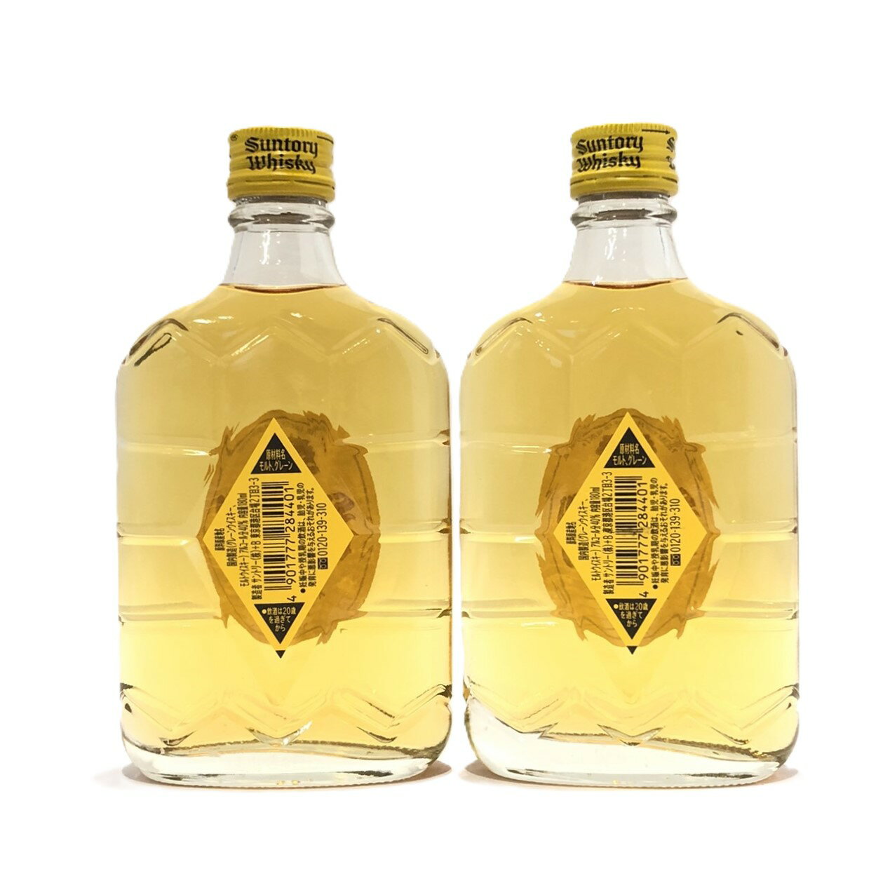 サントリー ブレンドウィスキー 角瓶ベビーボトル 2本セットSUNTORY BLENDED WHISKY180ml WHISKY BOTTLE Set Of 2180ml / 40％