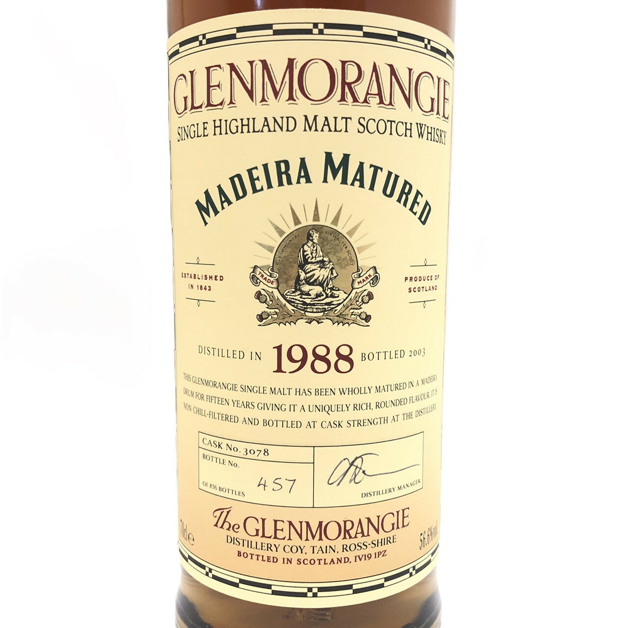 グレンモーレンジ 1988-2003マデイラ マチュアドGLENMORANGIE 1988-2003MADEIRA MATURED56.6度/700ml