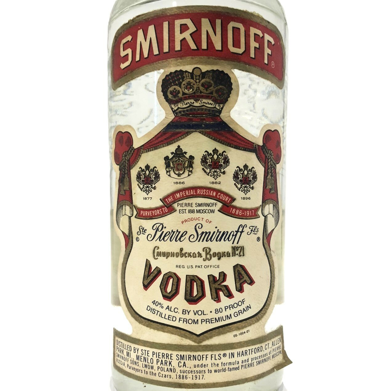 スミノフウォッカSMIRNOFFVODKA750ml40％ 80PROOF