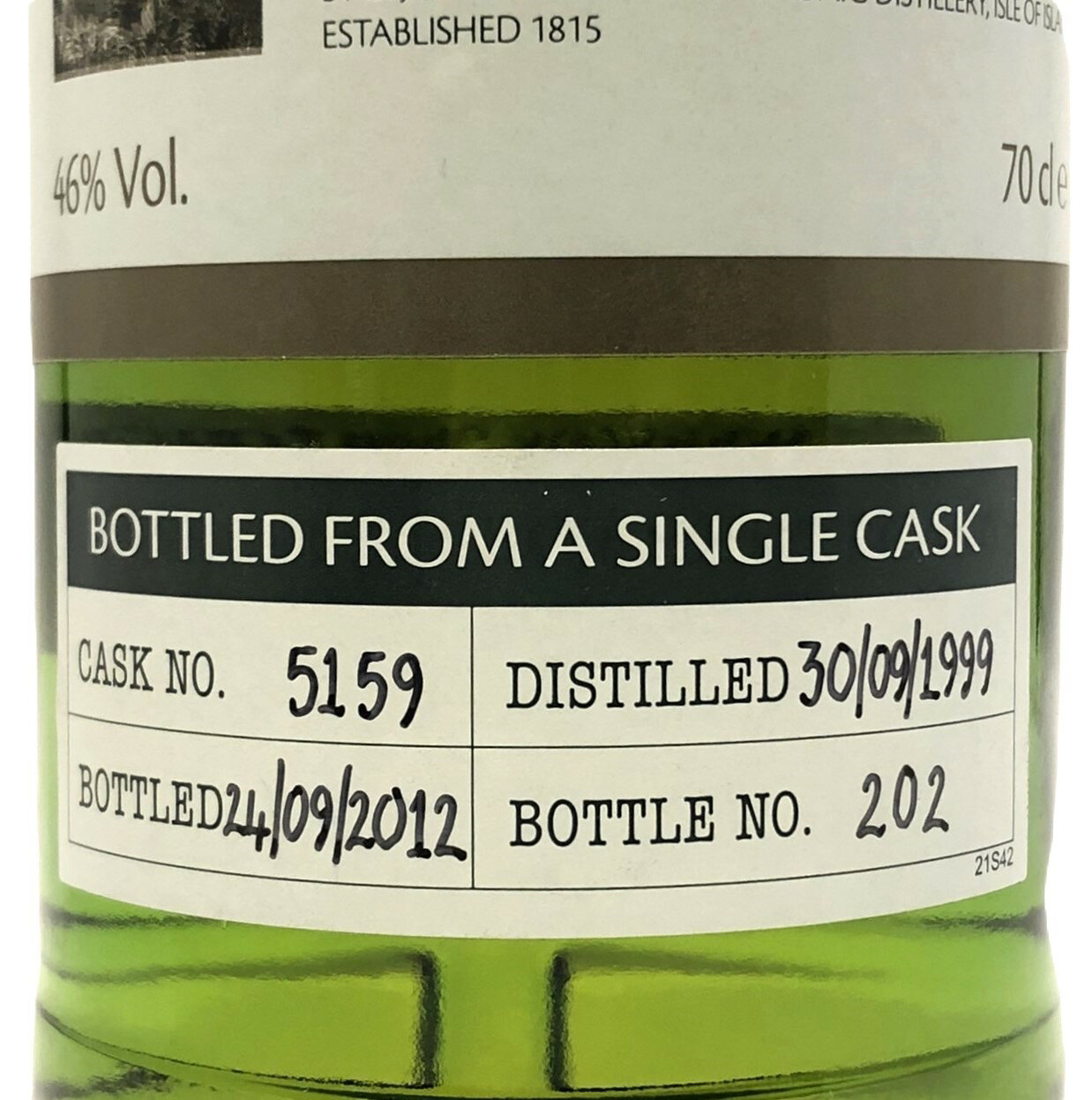 ラフロイグ 1999-2012 12年ハイグローヴLAPHROAIG 1999-2012AGED 12 YEARS HIGH GROVE70cl ／ 46％Vol