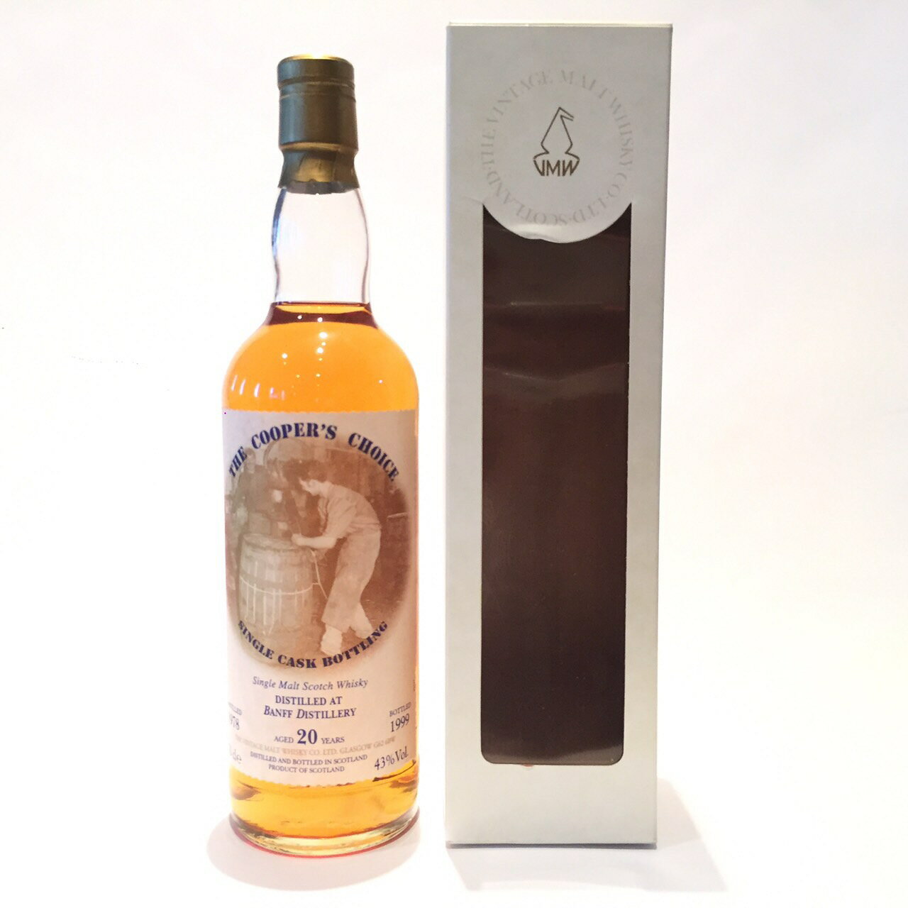 Banff　The Cooper`s Choiceバンフ　シングルモルトThe Vintage Malt Whisky Co.1978 - 199920 Years old43% Vol. / 700ml