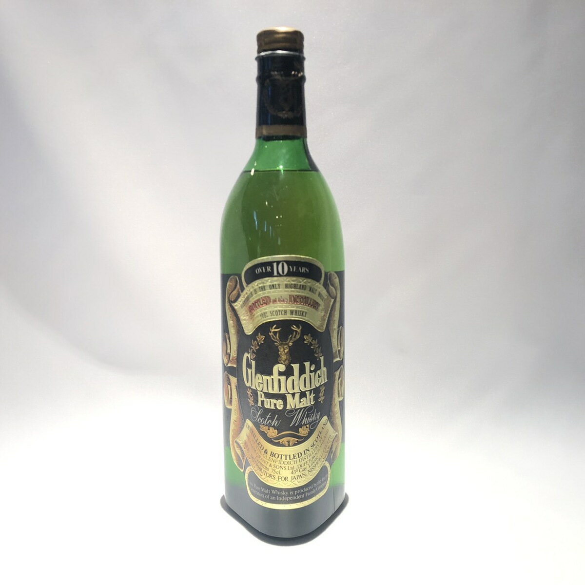 グレンフィディック 10年ピュアモルトOVER 10 YEARSGlenfiddichPure MaltOVER 10 YEARS43% / 75cl(43°Gay Lussac）