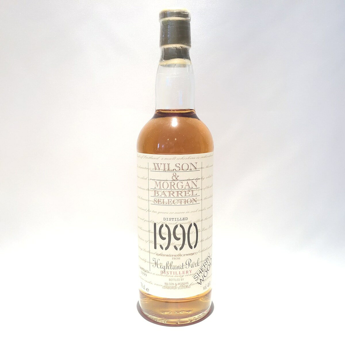 ウィルソン & モーガンハイランドパーク 1990-1999シェリーウッドWILSON ％ MORGANHighland Park 1990-1999SHERRY WOOD700ml / 46%