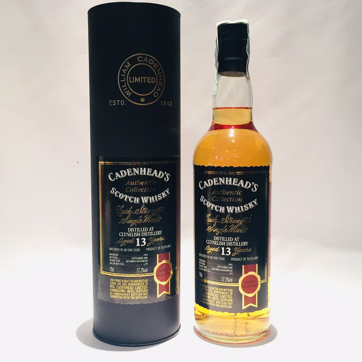 楽天WHISKY SHOPウィリアム・ケイデンヘッドクライヌリッシュ1992 - 2006aged 13年WILLIAM CADENHEADCLYNELISH 1992 - 2006aged 13years57.2％vol / 70cl