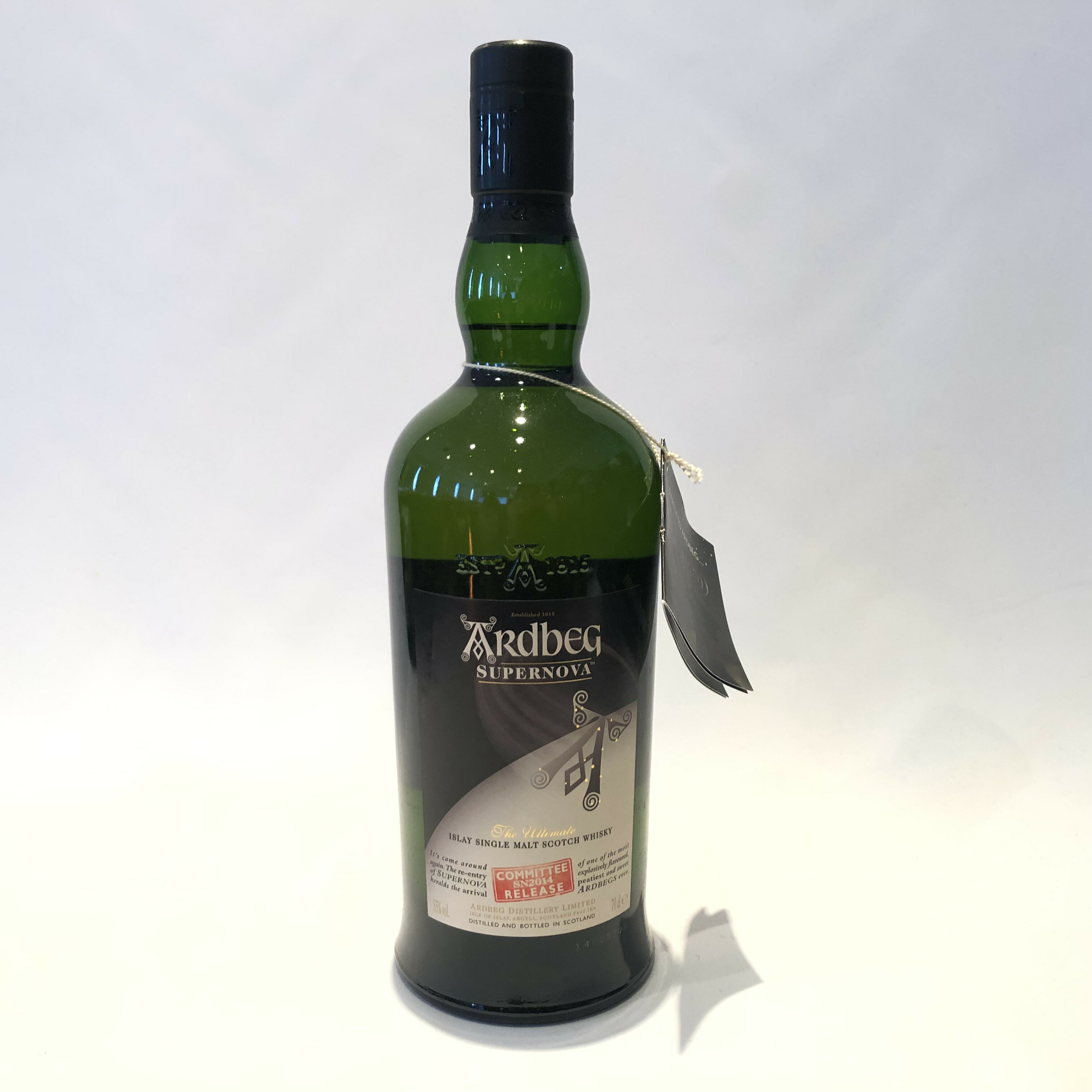 Single Malt WhiskyARDBEG SUPERNOVA RELEASECOMMITTEE 201453.8% 700mlシングルモルト ウイスキー アードベッグ スーパーノヴァコミッティー 2014 リリース53.8% 700ml
