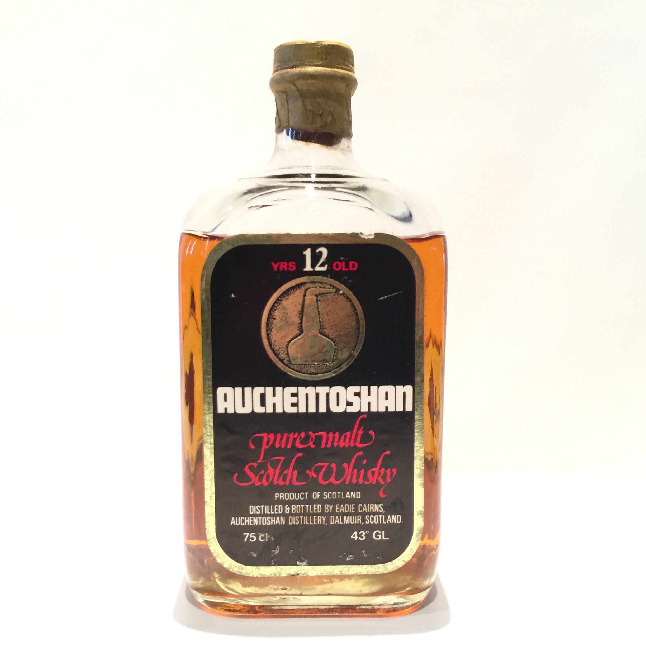 AuchentoshanオーヘントッシャンOriginal Bottling12 Years oldPure Malt Scotch Whisky43° GL75 cl