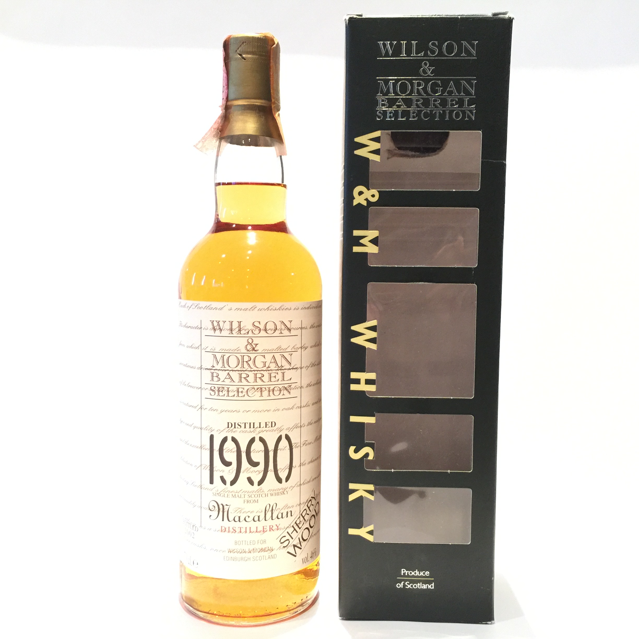 Wilson&Morgan MACALLAN SHERRY WOOD ウィルソン＆モーガン マッカラン シェリーウッド 46％　700ml