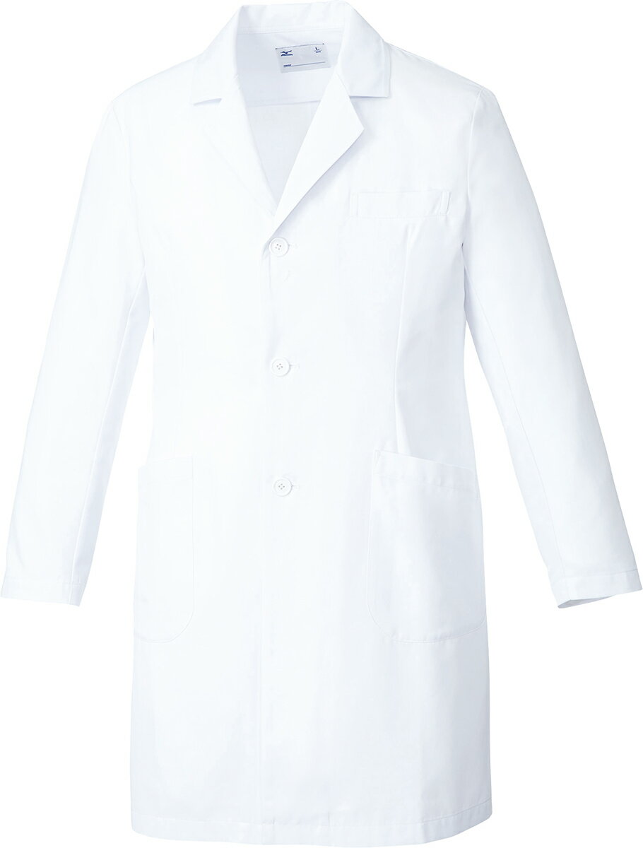 unite×ミズノ MZ-0176 白衣 ドクターコート 上衣 男性用 メンズ