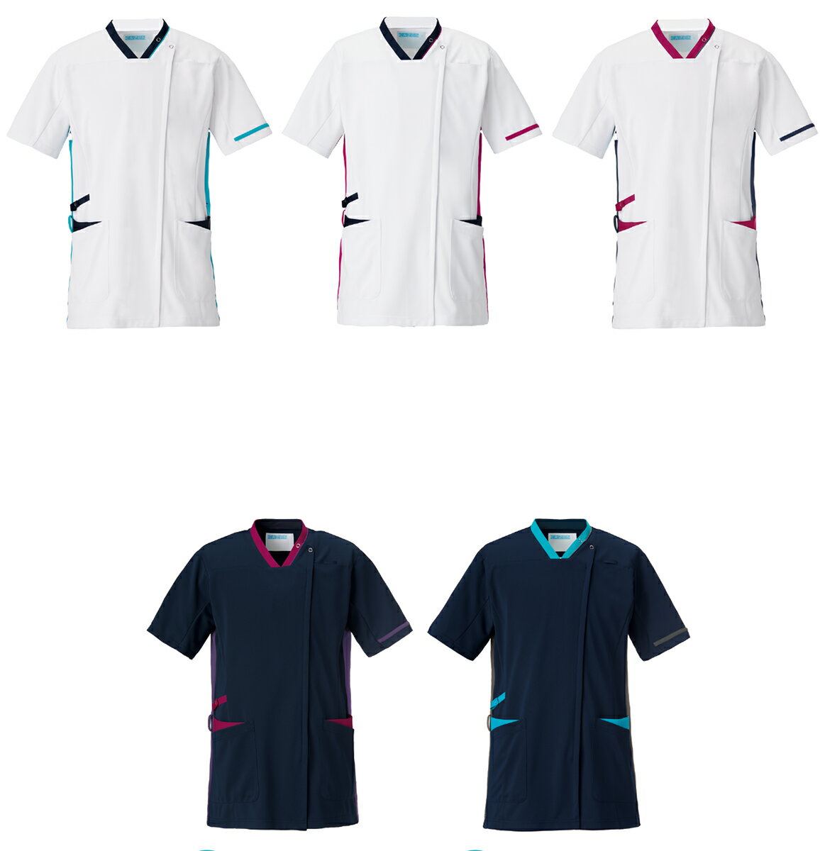 KAZEN 旧アプロン 998 スクラブ 男女兼用 白衣 2022年新作商品