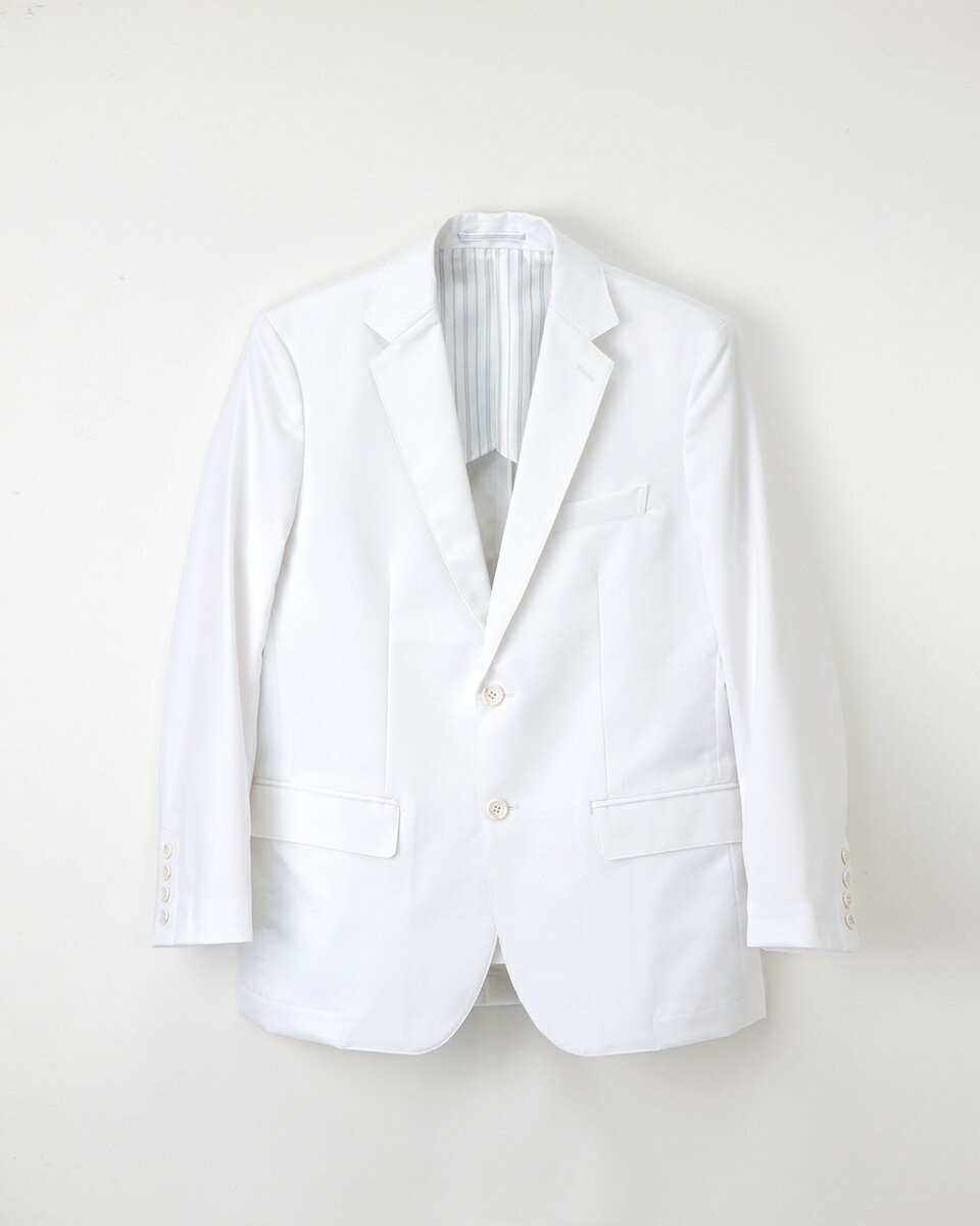ナガイレーベン FD-4080 ハイクラス テーラードジャケット 4D+ 白衣 男性用 メンズ 診察衣 医療