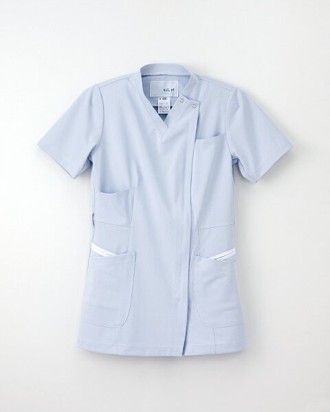 ナガイレーベン LX-4052 レディース スクラブスタイル上衣 白衣 ナースウェア 医療 看護