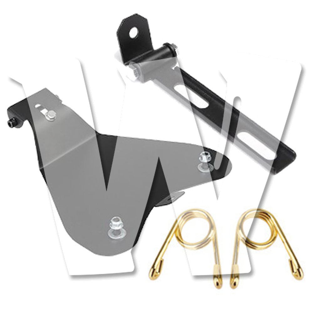 オートバイ ハーレー ソロ シート V型 スプリング ブラケット ベースプレート ヤマハ カワサキ スズキ ボバー .. ゴルード 交換用 汎用 カスタム パーツ 部品 VHB-Spring 新品