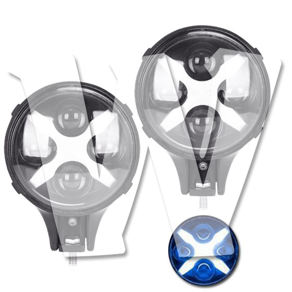 作業灯 LED ワークライト 6インチ 60W 6000LM ホワイト イカリング:ブルー 2個 2個 ジープ ジムニー 4x4 JK TJ LJ 12V/24V兼用 サーチライト 車外灯 前照灯 投光器 防水 防塵 防震 SUV 大型車 トラック 汎用