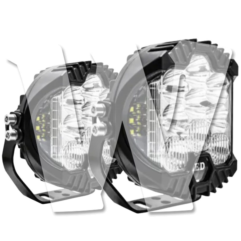 作業灯 LED ワークライト 5インチ 50W 4200LM ホワイト 2個 12V/24V兼用 前照灯 投光器 照明 ジープ SUV 大型車 トラック ランクル 除雪車 漁船 トラクター 漁業用 農業機械 建設機械 オートバイ 防水 防塵 防震 汎用