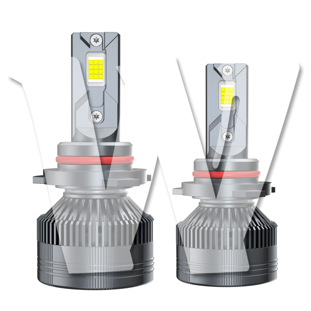 Rakuten - HID LED ヘッドライト 車検対応 【9012】 兼用品 LED バルブ 120W 24000LM フォグランプ 光軸調整機能 バルブ バーナー ノイズ キャンセラー内蔵 高輝度 無極性 高品質 H85 IP68 1年保証