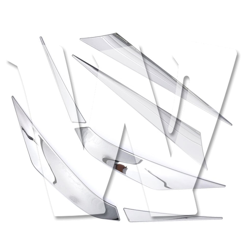 トヨタ アルファード 30系 後期 2018年1月〜 ヘッドライトトリム アイライン ガーニッシュ ステンレス 鏡面 カスタム パーツ 外装