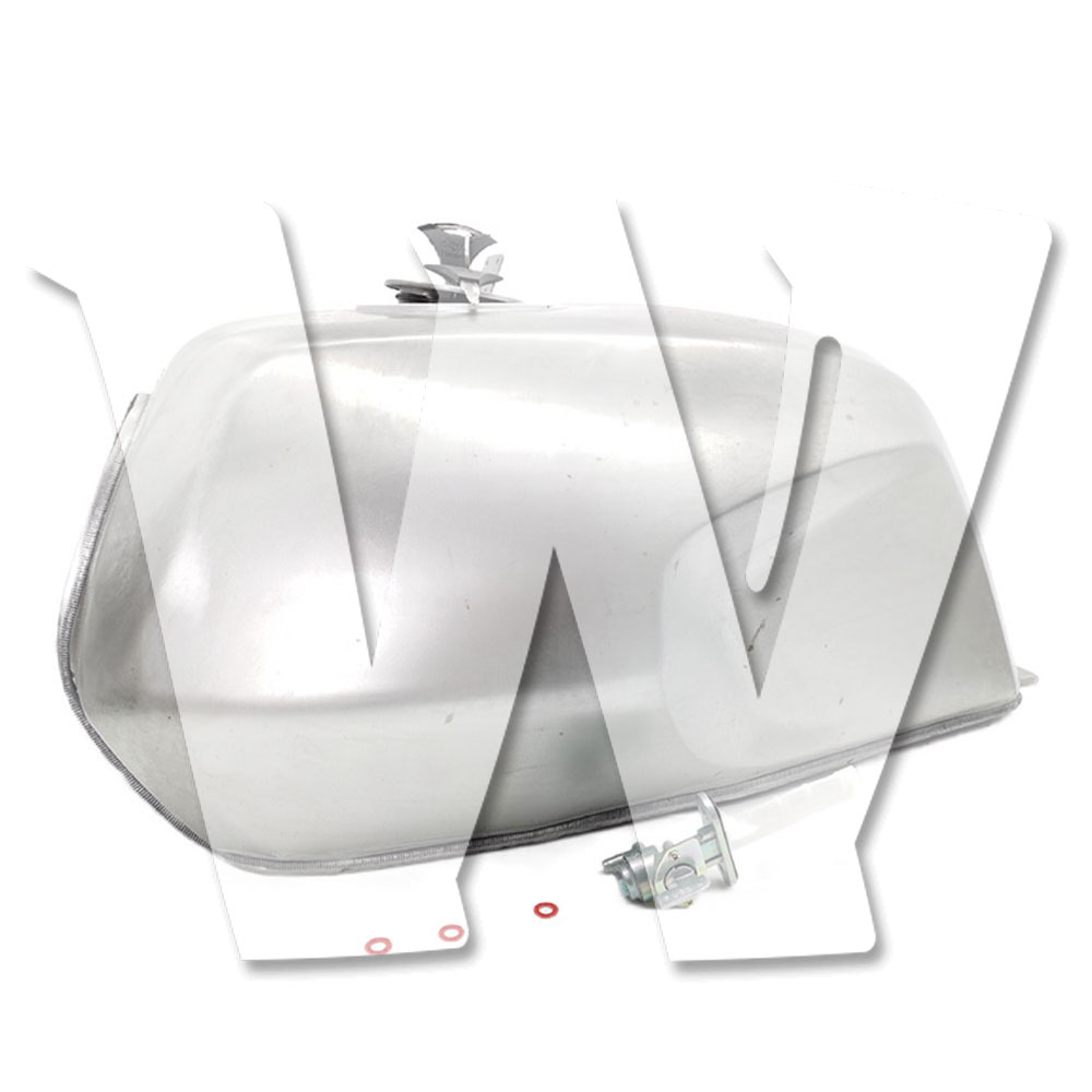 【ホンダ純正交換 フルセット】CG125/CG125S/CG250 ガソリンタンク 14L 未塗装 タンクキャップ・キー・..