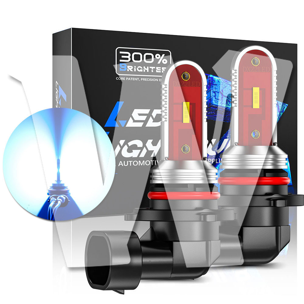 Rakuten - 30W HB3/HB4兼用タイプ CSPチップ ブルー 3600LM LED化 LED ヘッドライト フォグランプ 高品質 高輝度 IP68 1年保証