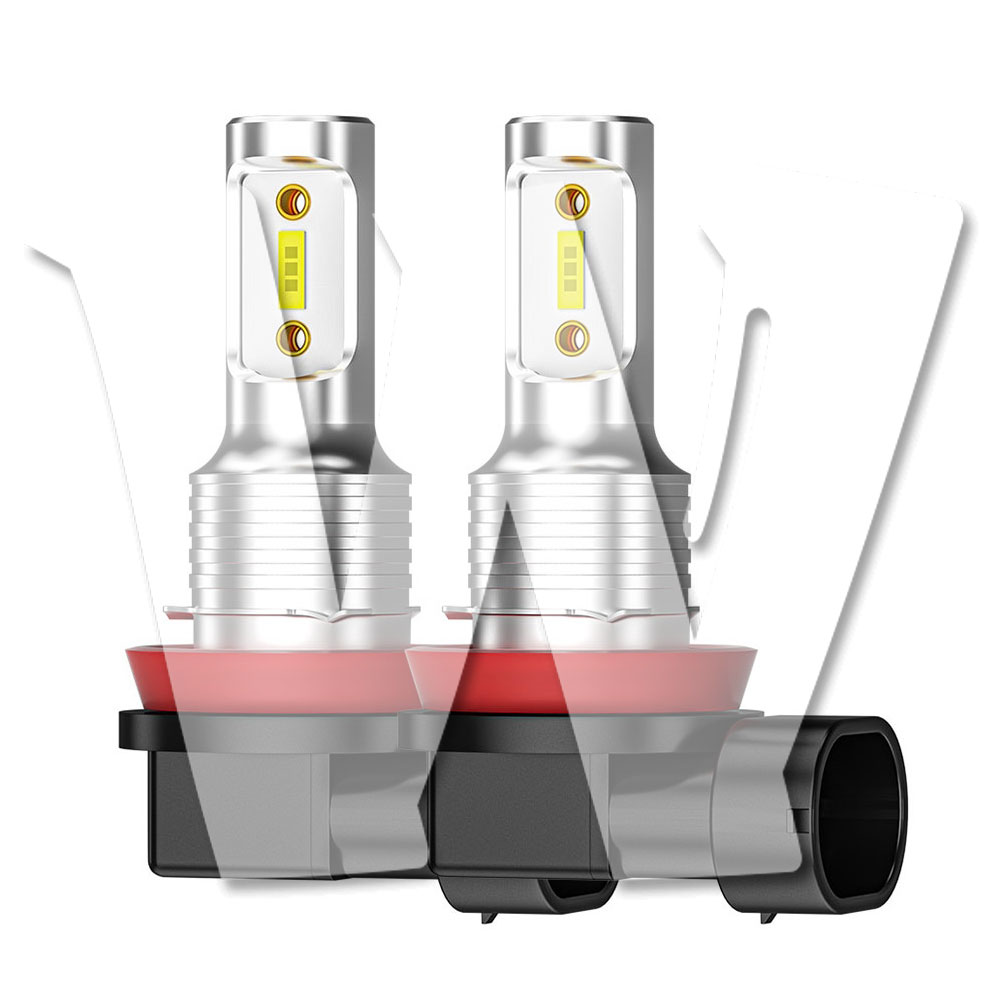 Rakuten - 20W H8/H9/H11/H16兼用タイプ 2個 CSPチップ 6500K ホワイト LED化 LED ヘッドライト フォグランプ 高品質 高輝度 IP68 1年保証