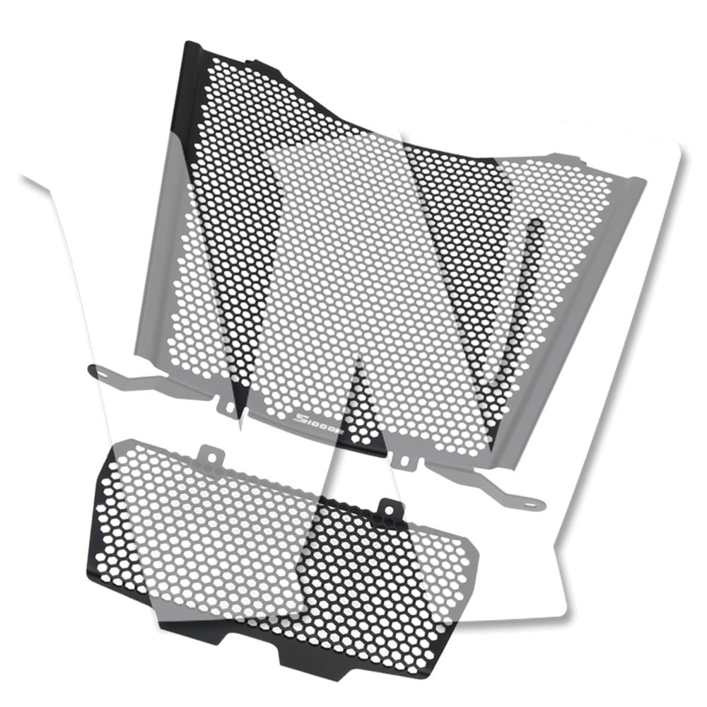 BMW S1000R S 1000 R 2019-2025モデル クーラー ウォータータンク ラジエーターガード ネットフェンダー 保護カバー ブラック パーツ カスタム オートバイ 社外品