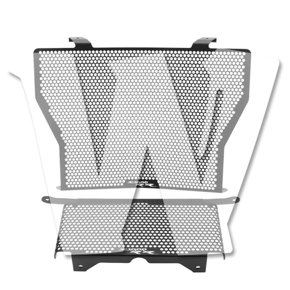 BMW S1000RR S 1000 RR 2019-2025年モデル クーラー ウォータータンク ラジエーターガード ネットフェンダー 保護カバー ブラック パーツ カスタム オートバイ 社外品