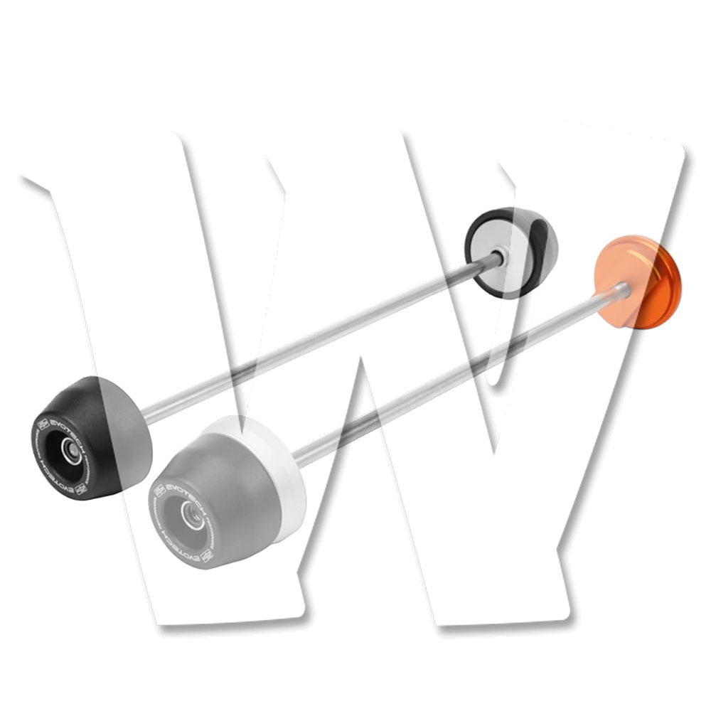 KTM スーパーデューク DUKE 1290 R/RR/GT/R/EVO 2013-2024年モデル フロント/リア ホイール プスライダー フレームスライダー クラッシュガード プロテクター 落下保護 車体保護 ブラック 前後セット バイク パーツ カスタム