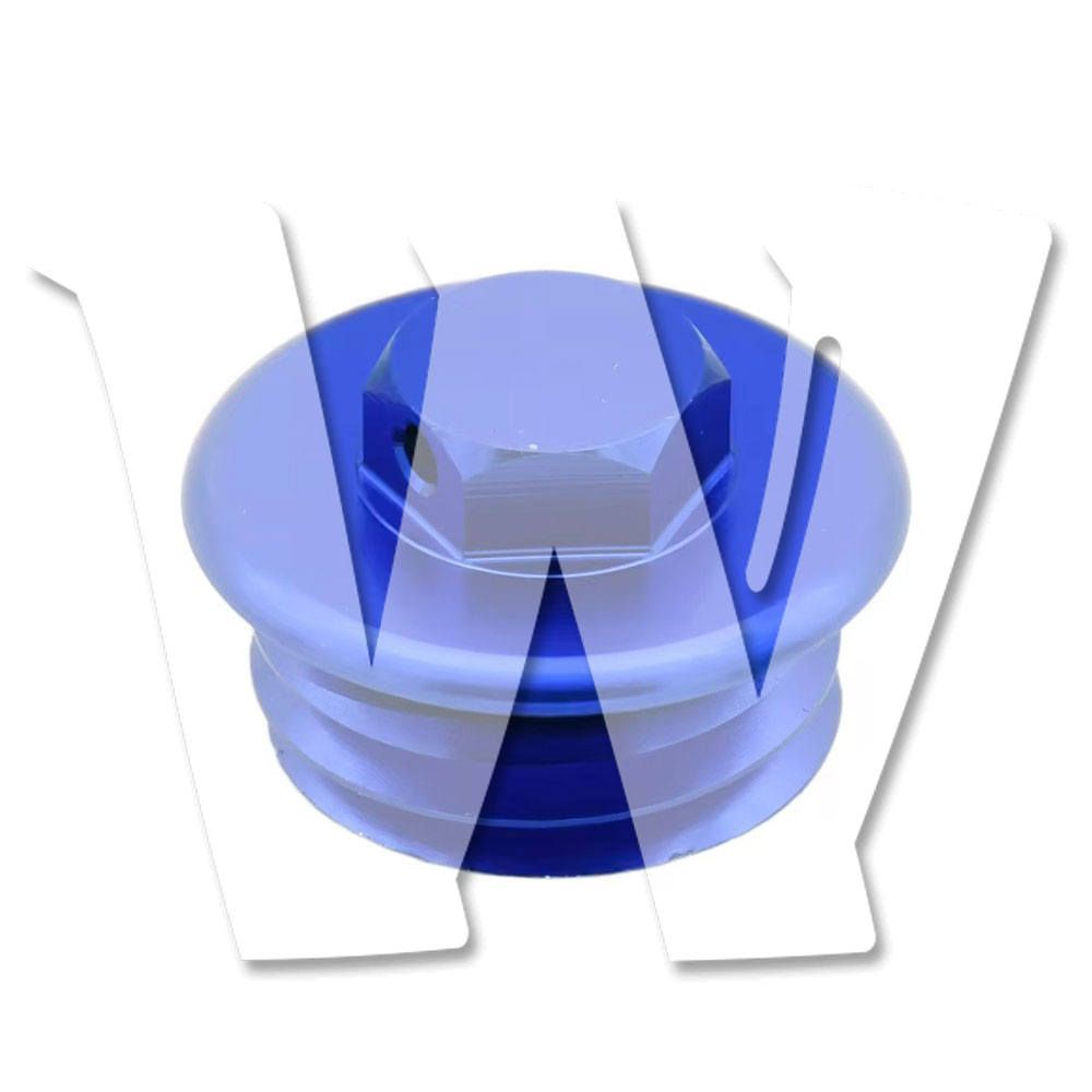 オートバイ KTM EXC/EXCF/SX/SXF/XC/XCF/XCW/XCFW/TPI/Six Days 125/250/300/350/400/450/500/530CC 2004-2024年 CNC オイルフィラープラグキャップ ブルー パーツ