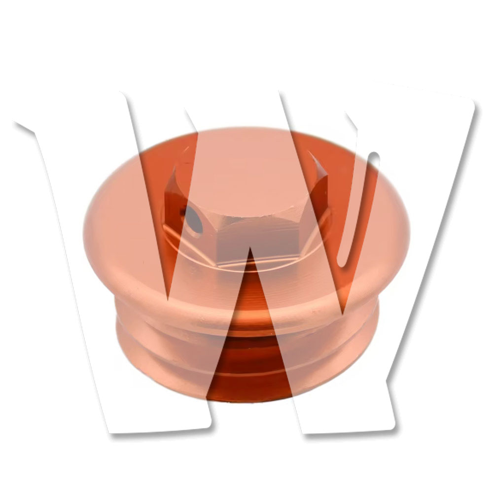 オートバイ KTM EXC/EXCF/SX/SXF/XC/XCF/XCW/XCFW/TPI/Six Days 125/250/300/350/400/450/500/530CC 2004-2024年 CNC オイルフィラープラグキャップ オレンジ パーツ