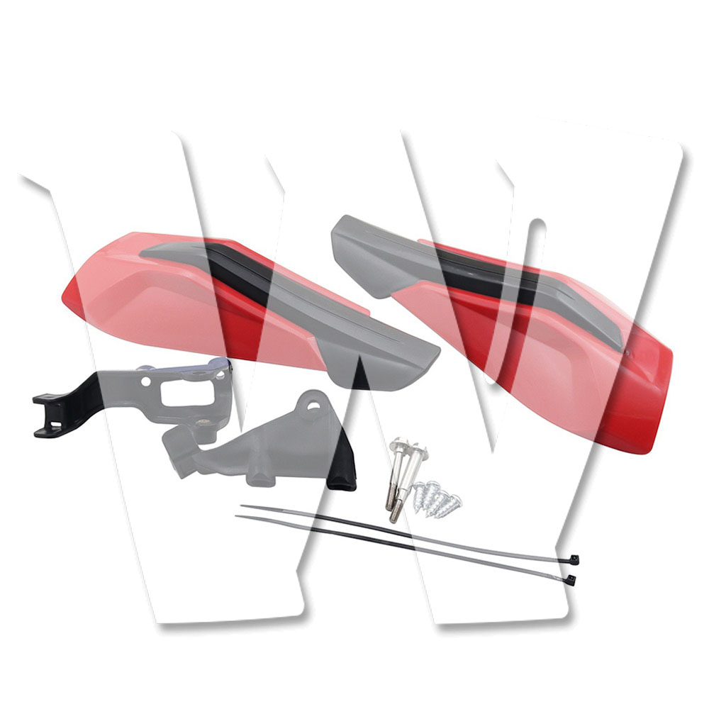 KTM 125/150/200/250/300/350/400/450/500 XC/XCF/XCW/SX/SXF/EXC/EXCF TPi 6D用 オフロードバイク ハンドガードプロテクター レッド バイク オートバイ パーツ 汎用