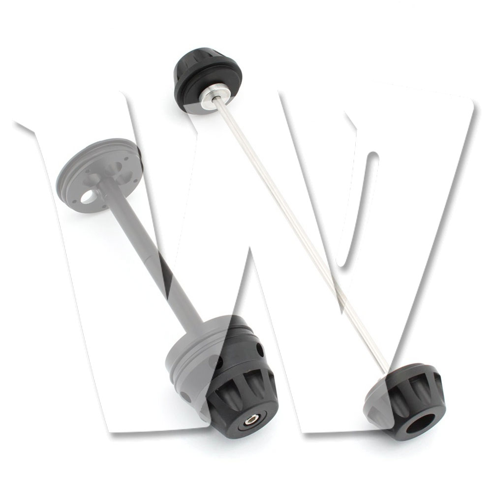 BMW R 9T R9T 2014-2021年モデル フロント / リア ホイール プスライダー フレームスライダー クラッシュガード プロテクター 落下保護 車体保護 ブラック バイク パーツ カスタム