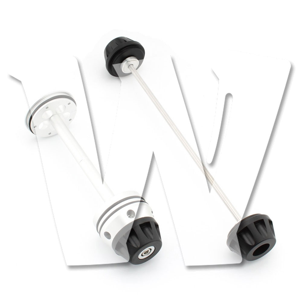 BMW R 9T R9T 2014-2021年モデル フロント / リア ホイール プスライダー フレームスライダー クラッシュガード プロテクター 落下保護 車体保護 ブラック バイク パーツ カスタム