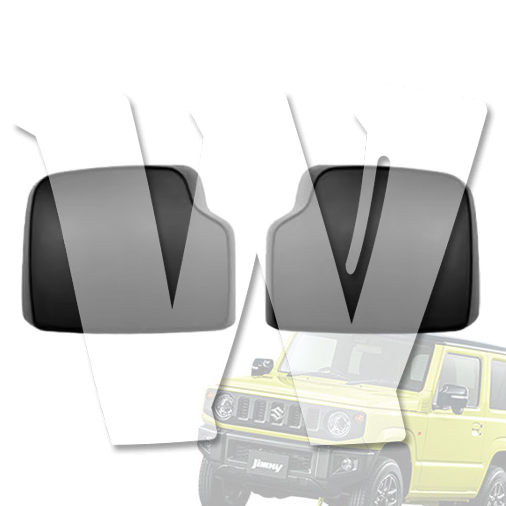 Rakuten - スズキ ジムニー SUZUKI JIMNY JB64 JB74 2019-2025年モデル サイドバックミラーキャップ バックミラーカバー 装飾カバートリム 耐久スクラッチ 外装パーツ アクセサリー カスタム専用設計