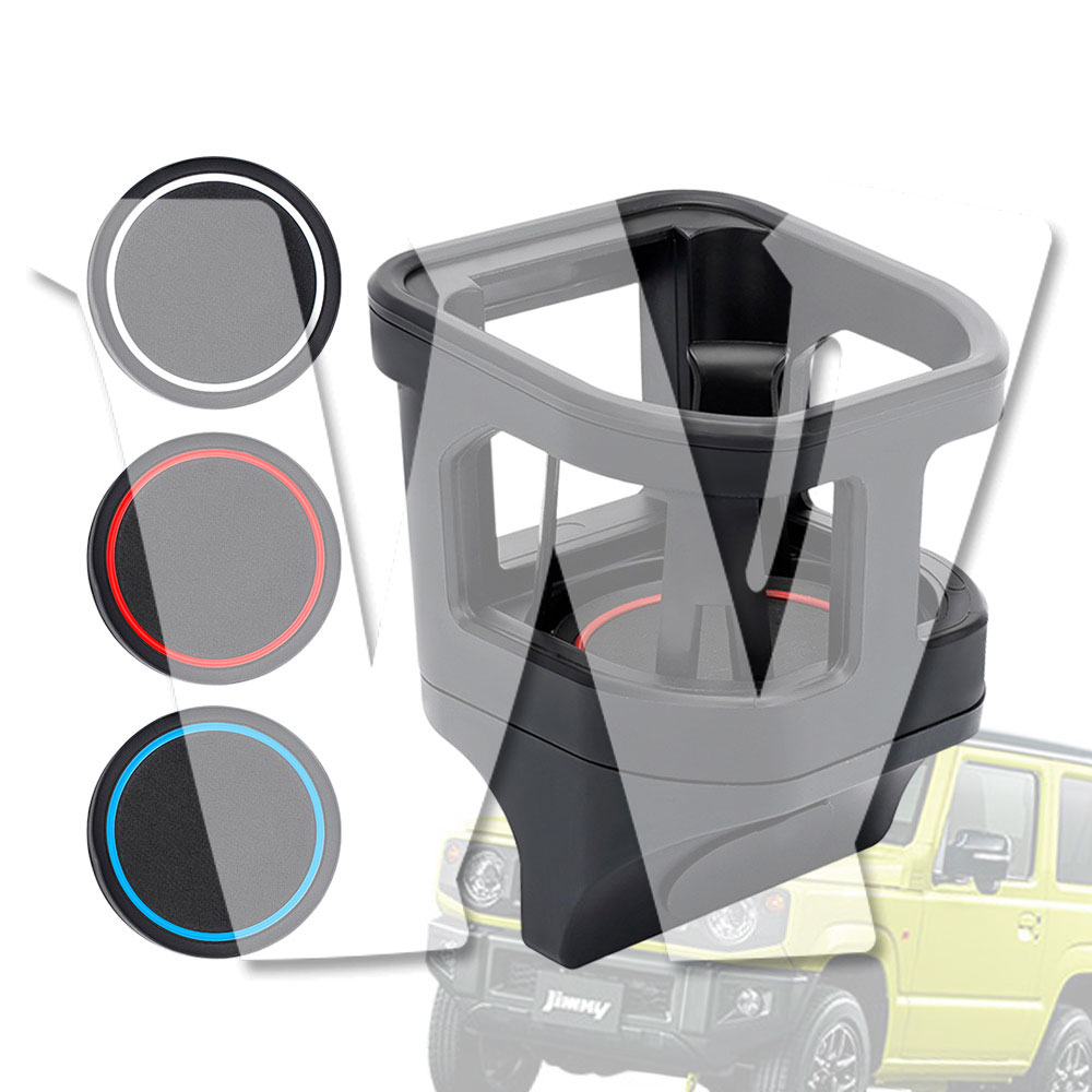 Rakuten - スズキ ジムニー SUZUKI JIMNY JB64 JB74 エアベント取り付け カップホルダーブラケット 耐久スクラッチ 内装パーツ アクセサリー カスタム専用設計