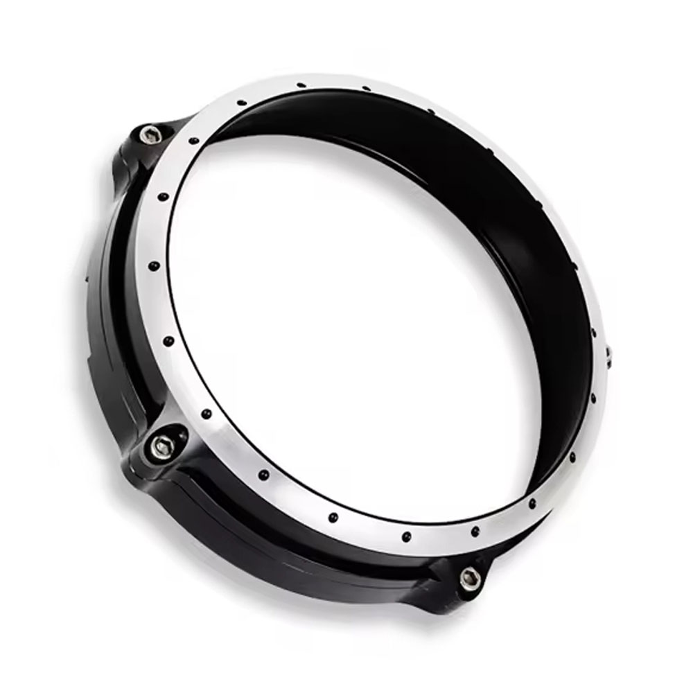【ハーレー用ヘッドライトリム】5.75インチ ヘッドライト ベゼル トリム 純正交換 ...
