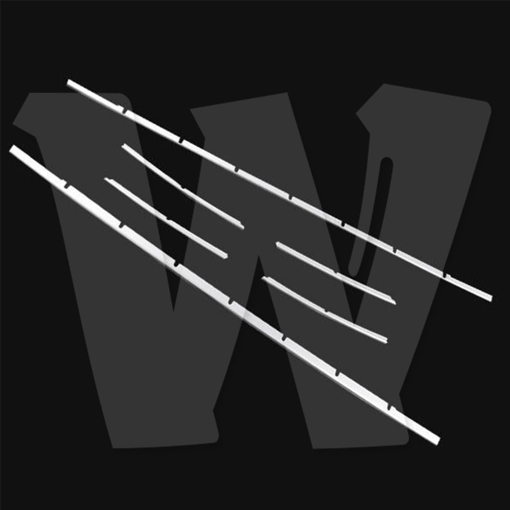 トヨタ VOXY ヴォクシー 80系 Vグレード フロント バンパー グリル カバー フォグランプ付用 メッキ ステンレス 鏡面