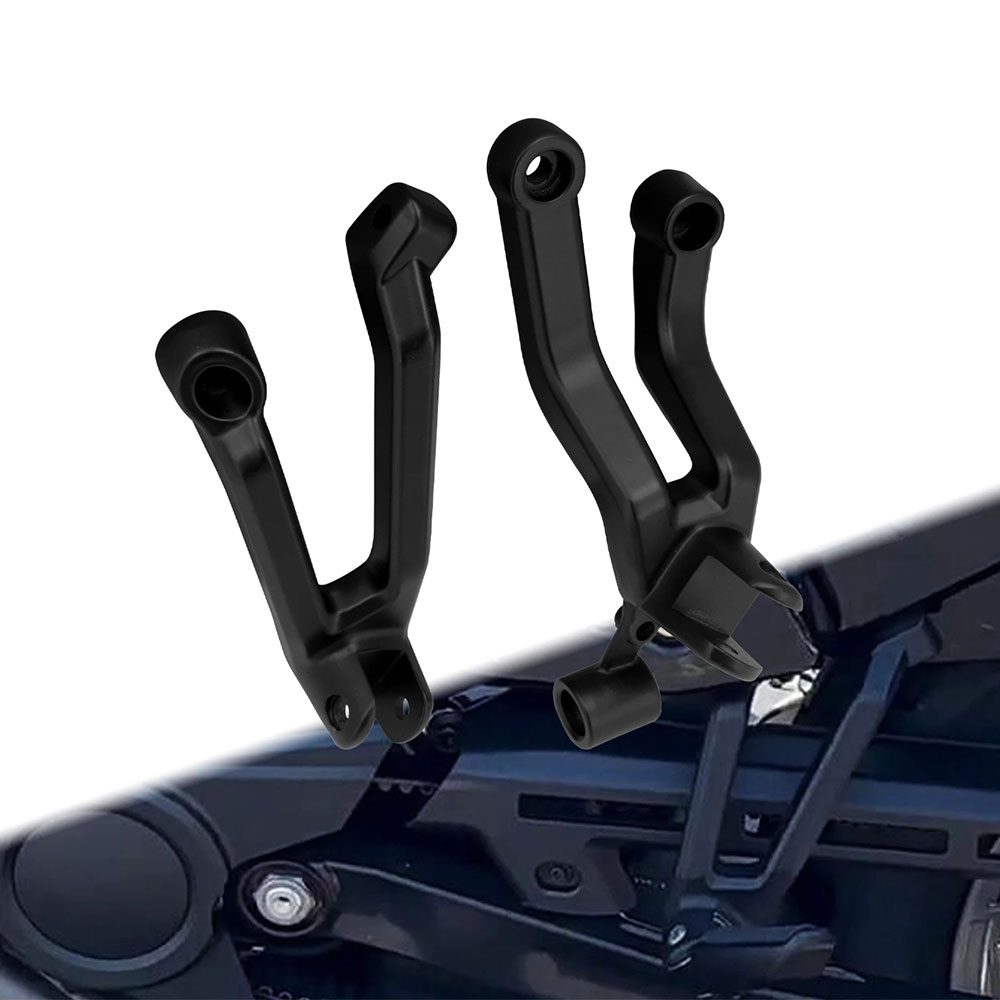 Rakuten - 【ハーレー用】 フットレスト 取り付けキット ブラック アルミ製 リア フットペグ ステップ サポート マウント ハーレー スポーツスター ナイスター 975 RH975 2022-2025 年モデル 用