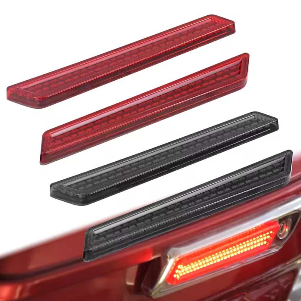 Rakuten - 【ハーレーCVO/ツーリング専用】LEDサドルバッグラッチライト スモーク/レッドレンズ 純正リフレクター交換 2014-2021年 全モデル対応