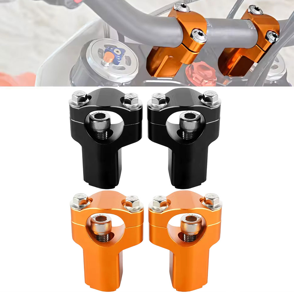 樂天商城 - ハンドルバーライザー 28mmクランプ 21mmアップ 6061-T6アルミ オレンジ KTM 690 SMC 1090 1290 他 多数適合